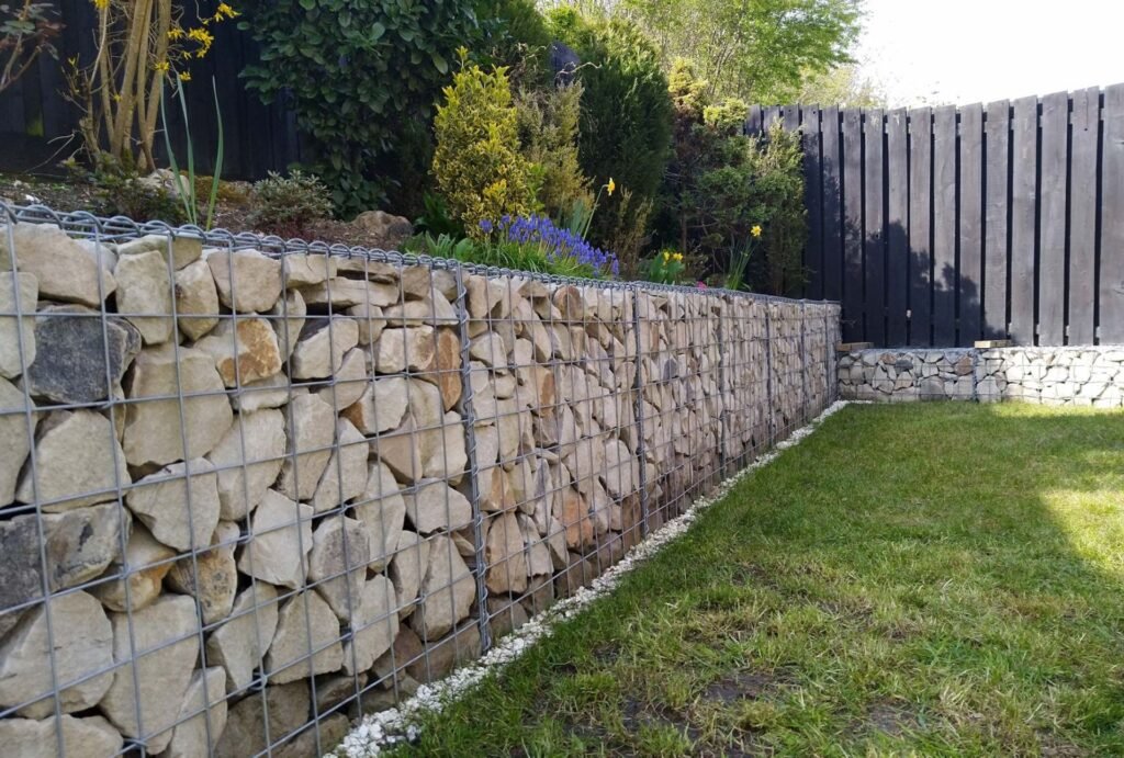 Stone Boundary Landscaping in new zealand